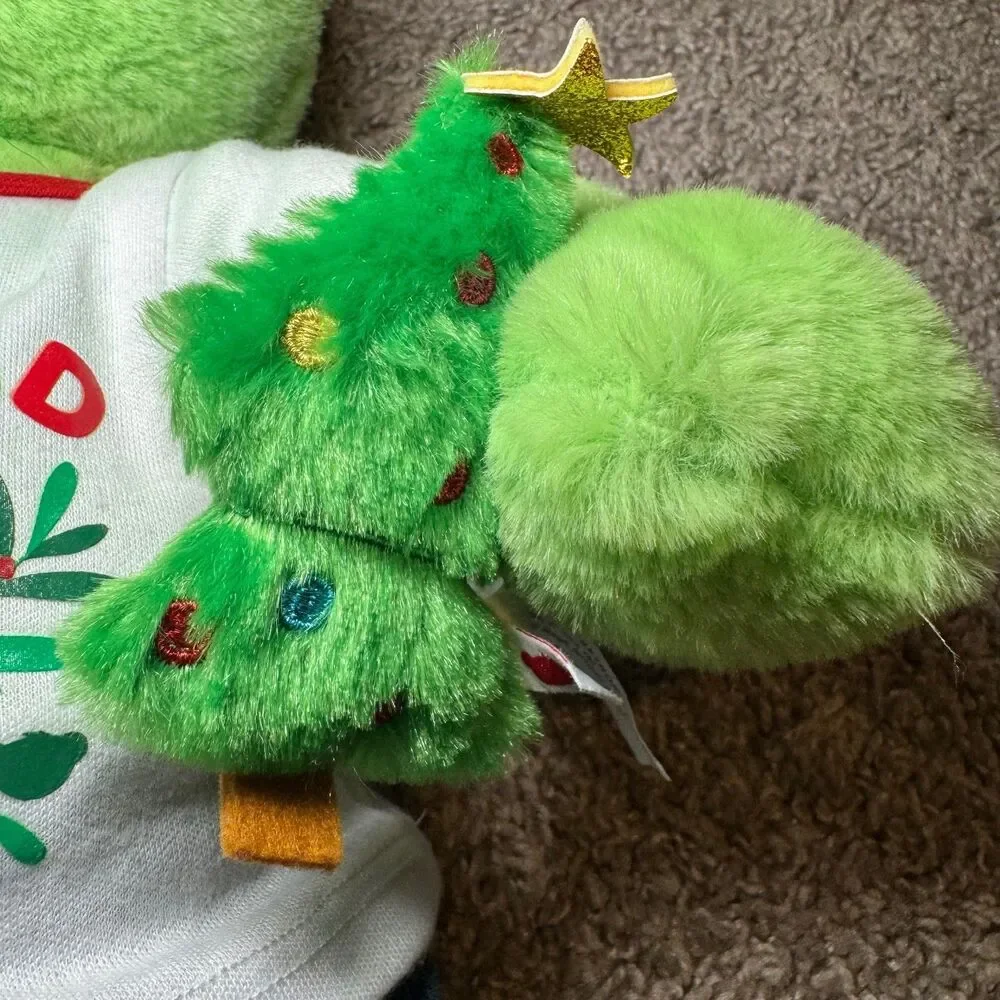 Build A Bear Plush Frog Green Mistle-Toad with Matching Shirt 16